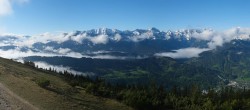 Archiv Foto Webcam Garmisch: Panoramablick Wank 07:00