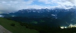 Archiv Foto Webcam Garmisch: Panoramablick Wank 23:00
