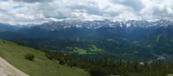 Archiv Foto Webcam Garmisch: Panoramablick Wank 13:00