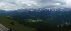 Archiv Foto Webcam Garmisch: Panoramablick Wank 15:00