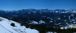 Archiv Foto Webcam Garmisch: Panoramablick Wank 01:00