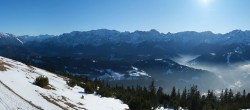 Archiv Foto Webcam Garmisch: Panoramablick Wank 13:00