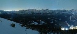 Archiv Foto Webcam Garmisch: Panoramablick Wank 23:00