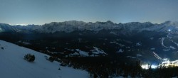 Archiv Foto Webcam Garmisch: Panoramablick Wank 01:00