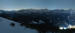 Archiv Foto Webcam Garmisch: Panoramablick Wank 03:00