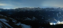 Archiv Foto Webcam Garmisch: Panoramablick Wank 23:00