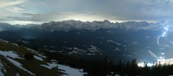 Archiv Foto Webcam Garmisch: Panoramablick Wank 19:00