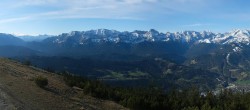 Archiv Foto Webcam Garmisch: Panoramablick Wank 07:00