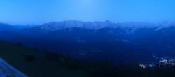 Archiv Foto Webcam Garmisch: Panoramablick Wank 03:00