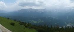 Archiv Foto Webcam Garmisch: Panoramablick Wank 13:00