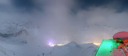 Archiv Foto Webcam Tignes: Bergstation Tovière 03:00