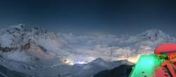 Archiv Foto Webcam Tignes: Bergstation Tovière 01:00