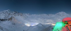 Archiv Foto Webcam Tignes: Bergstation Tovière 03:00