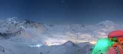 Archiv Foto Webcam Tignes: Bergstation Tovière 05:00