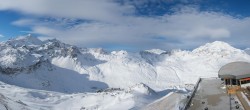 Archiv Foto Webcam Tignes: Bergstation Tovière 09:00