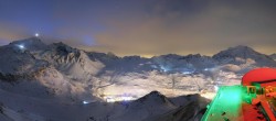 Archiv Foto Webcam Tignes: Bergstation Tovière 17:00