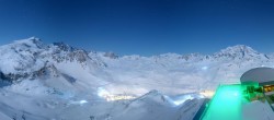 Archiv Foto Webcam Tignes: Bergstation Tovière 23:00