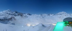 Archiv Foto Webcam Tignes: Bergstation Tovière 03:00