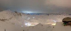 Archiv Foto Webcam Tignes: Bergstation Tovière 23:00