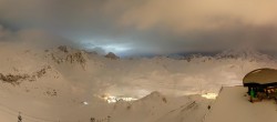 Archiv Foto Webcam Tignes: Bergstation Tovière 01:00