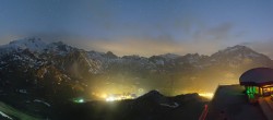 Archiv Foto Webcam Tignes: Bergstation Tovière 23:00