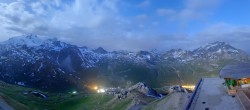 Archiv Foto Webcam Tignes: Bergstation Tovière 03:00