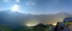 Archiv Foto Webcam Tignes: Bergstation Tovière 23:00
