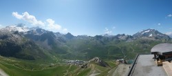 Archiv Foto Webcam Tignes: Bergstation Tovière 15:00