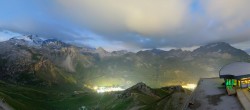 Archiv Foto Webcam Tignes: Bergstation Tovière 23:00