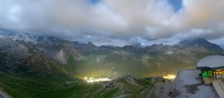 Archiv Foto Webcam Tignes: Bergstation Tovière 01:00