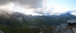 Archiv Foto Webcam Tignes: Bergstation Tovière 19:00