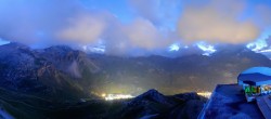 Archiv Foto Webcam Tignes: Bergstation Tovière 21:00