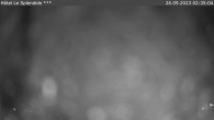 Archiv Foto Webcam Crans Montana: Hotel Le Splendide 20:00