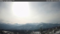 Archiv Foto Webcam Crans Montana: Hotel Le Splendide 09:00