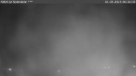 Archiv Foto Webcam Crans Montana: Hotel Le Splendide 23:00