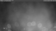 Archiv Foto Webcam Crans Montana: Hotel Le Splendide 23:00