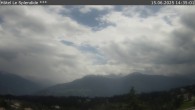 Archiv Foto Webcam Crans Montana: Hotel Le Splendide 13:00