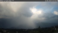Archiv Foto Webcam Crans Montana: Hotel Le Splendide 19:00
