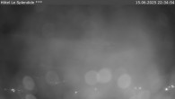 Archiv Foto Webcam Crans Montana: Hotel Le Splendide 21:00