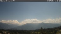 Archiv Foto Webcam Crans Montana: Hotel Le Splendide 13:00