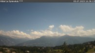 Archiv Foto Webcam Crans Montana: Hotel Le Splendide 15:00