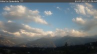 Archiv Foto Webcam Crans Montana: Hotel Le Splendide 19:00