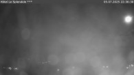 Archiv Foto Webcam Crans Montana: Hotel Le Splendide 21:00