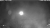 Archiv Foto Webcam Crans Montana: Hotel Le Splendide 23:00