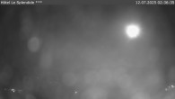 Archiv Foto Webcam Crans Montana: Hotel Le Splendide 01:00
