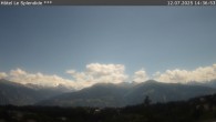 Archiv Foto Webcam Crans Montana: Hotel Le Splendide 13:00