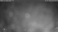 Archiv Foto Webcam Crans Montana: Hotel Le Splendide 23:00