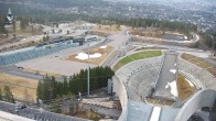 Archiv Foto Webcam Oslo Holmenkollen: Skisprungschanze und Stadion für Biathlon und Langlauf 05:00
