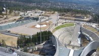 Archiv Foto Webcam Oslo Holmenkollen: Skisprungschanze und Stadion für Biathlon und Langlauf 12:00