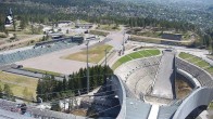 Archiv Foto Webcam Oslo Holmenkollen: Skisprungschanze und Stadion für Biathlon und Langlauf 11:00